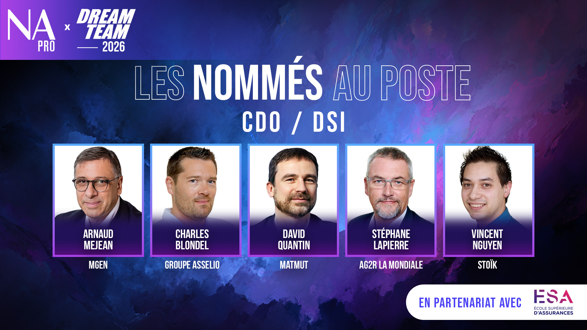 Nommés Dream Team 2026
