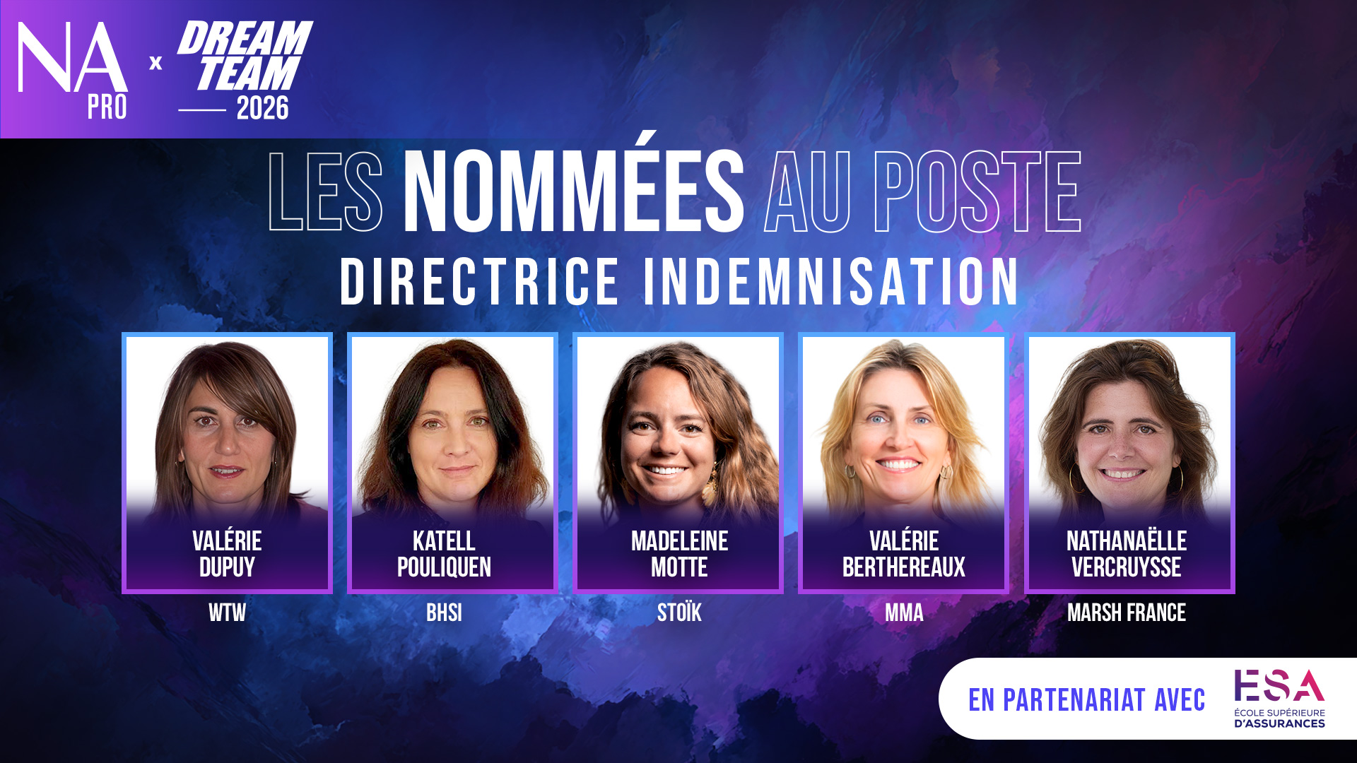 Nommés Dream Team 2026