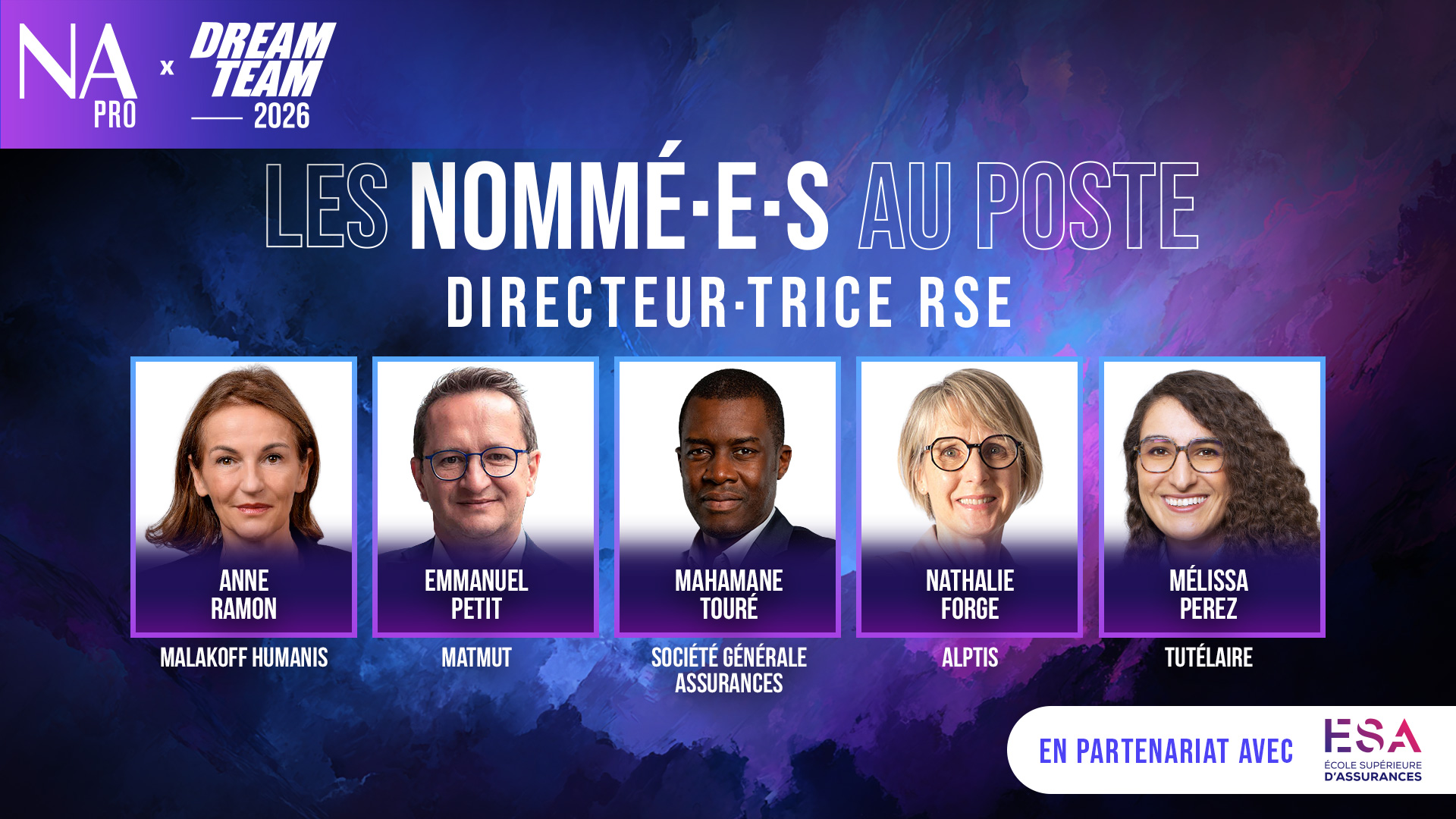 Nommés Dream Team 2026