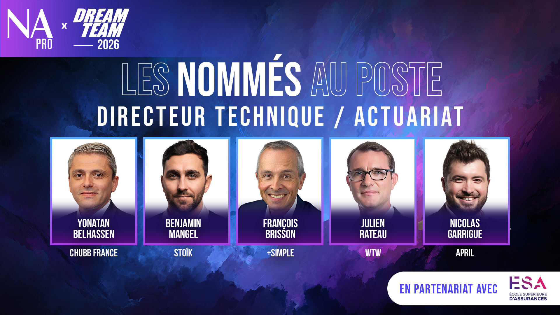 Nommés Dream Team 2026
