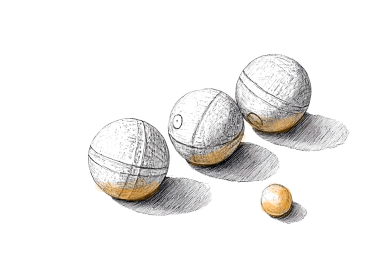 Décoration pétanque
