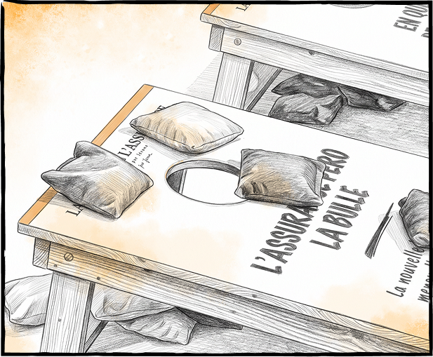 Illustration du Cornhole