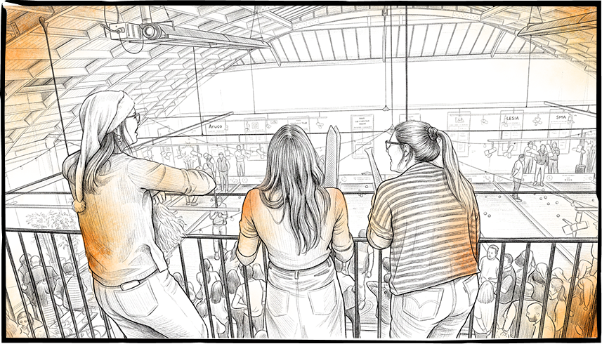 Illustration de la Fan Zone