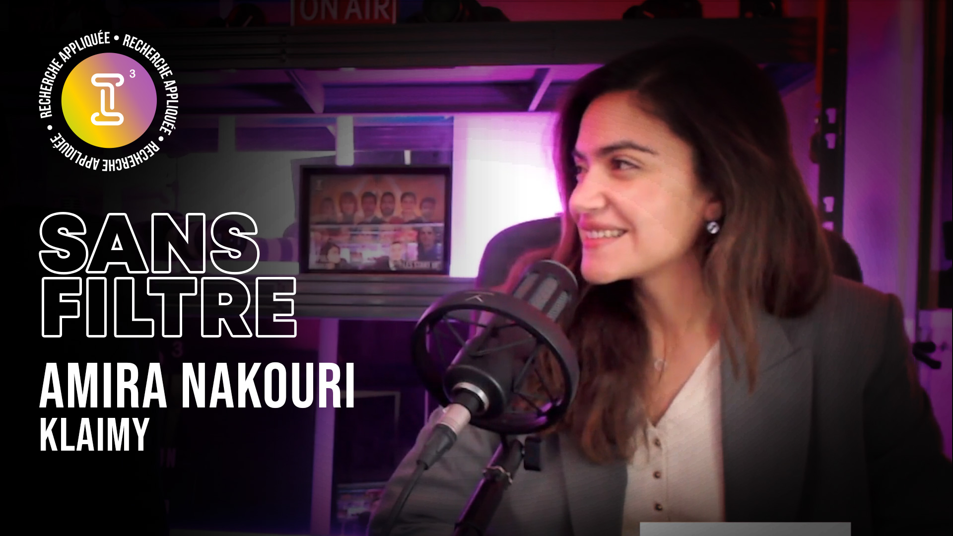 Visuel i3 Investissement - "Sans filtre" avec Amira Nakouri, Klaimy