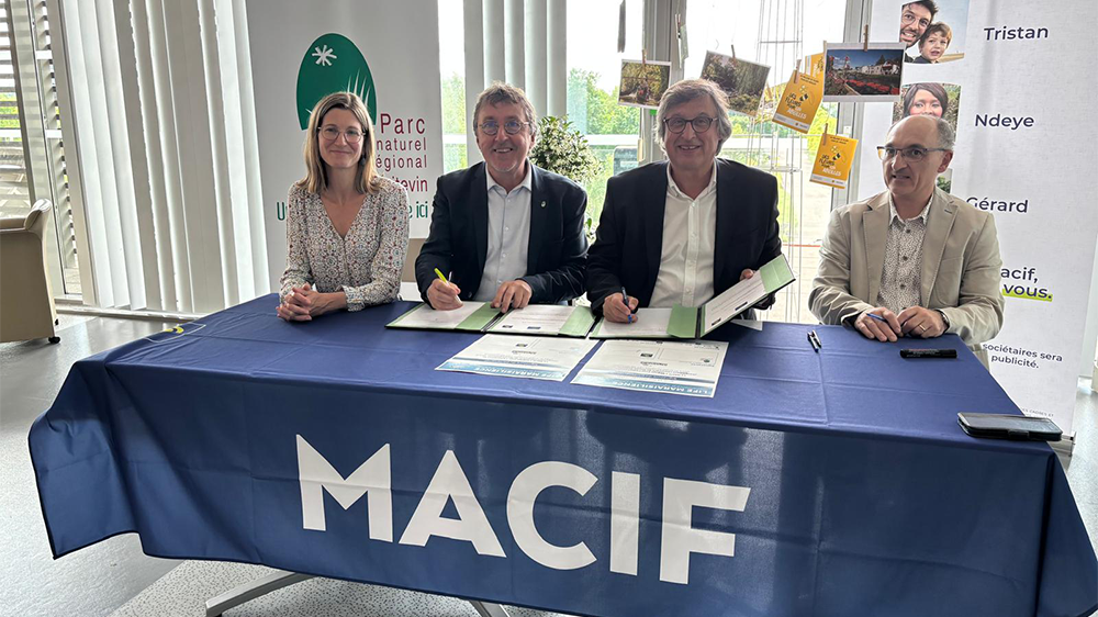 Visuel LIFE Maraisilience : la Macif et le Parc naturel régional du Marais poitevin signent leur partenariat à l’occasion de la journée mondiale de la biodiversité