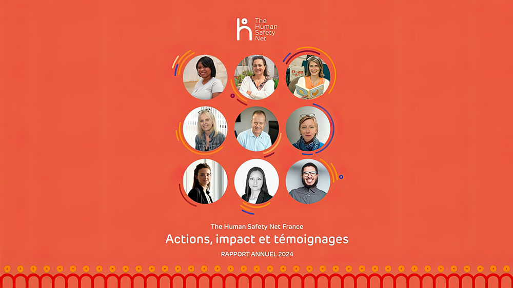 Rapport d'Activité The Human Safety Net France : en 2024, l’engagement solidaire, une force qui grandit