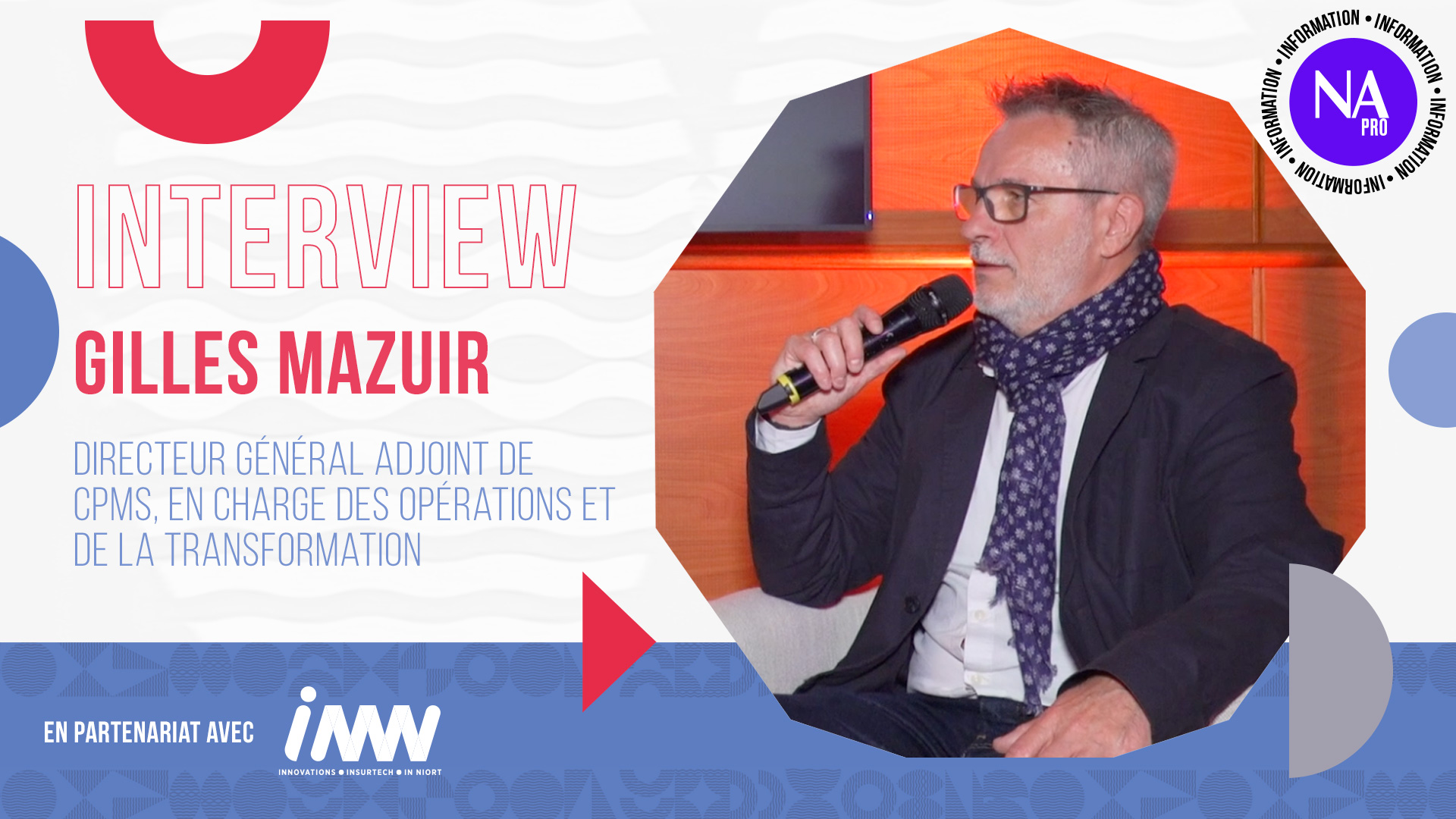 Visuel Gilles Mazuir ( CPMS) : "Nous avons mis en place un pôle IA interne"