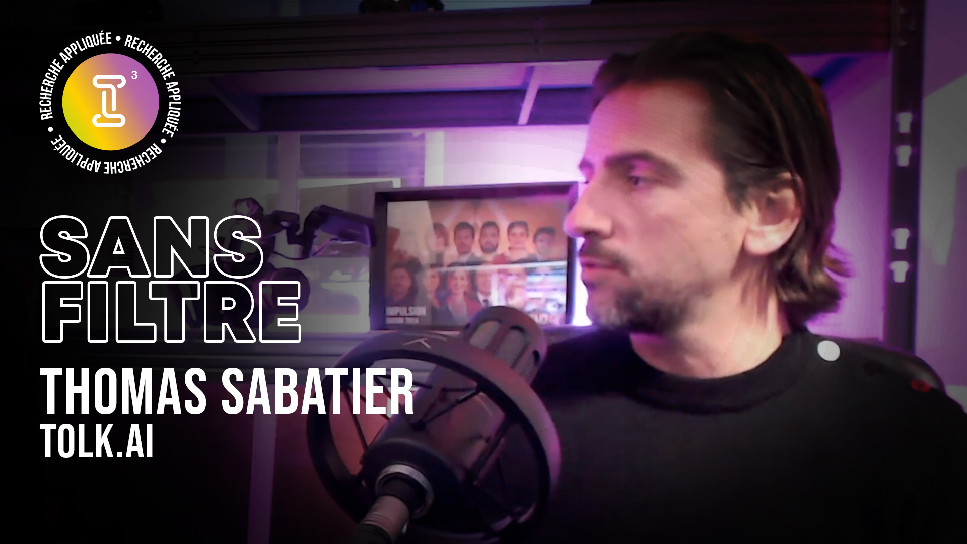 Visuel i3 Investissement - "Sans filtre" avec Thomas Sabatier, Tolk.AI