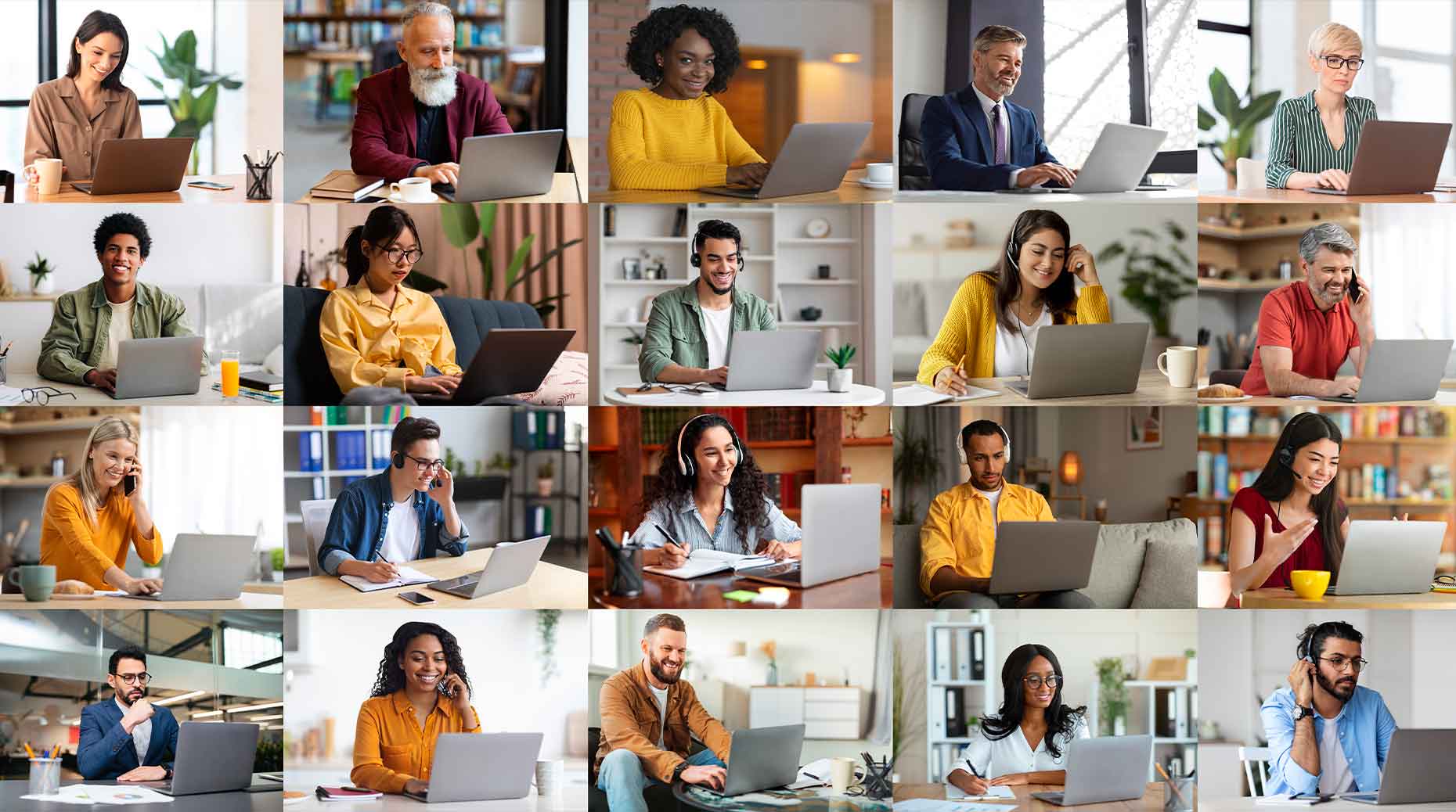 Visuel Santé au travail : Le pour et le contre du télétravail