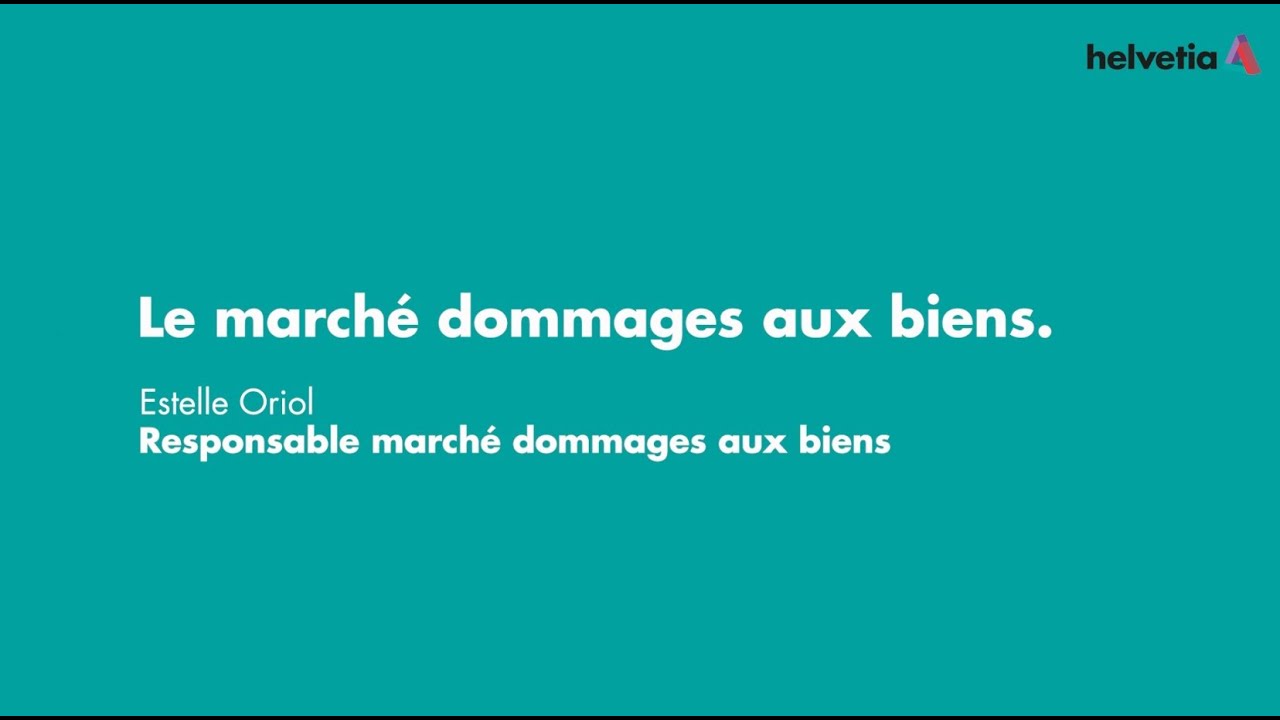 Visuel Le marché dommages aux biens chez Helvetia