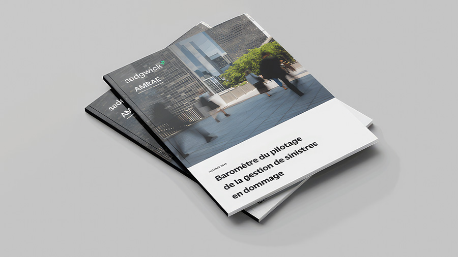 Visuel Parution AMRAE - Sedgwick : l’édition 2025 du Baromètre du pilotage de la gestion de sinistres en dommages vient de paraître !