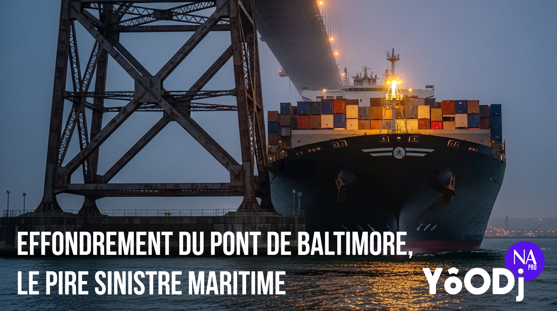 YôODj (S1 - EP7) : Effondrement du pont de Baltimore, le pire sinistre maritime