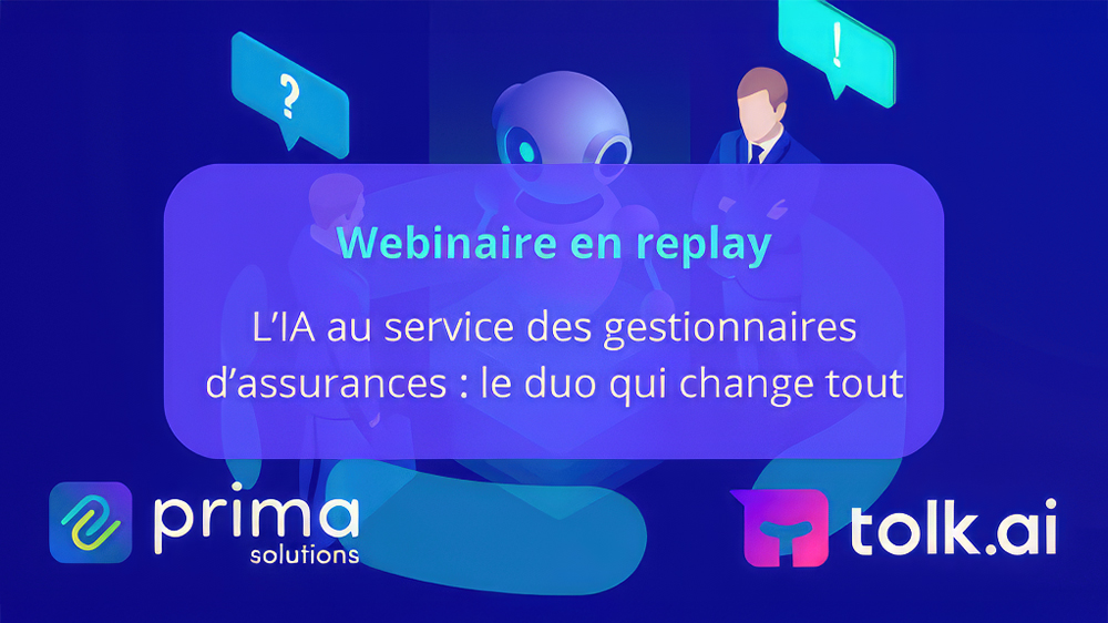 Visuel 🎬 Replay du webinaire organisé avec Tolk.ai sur les gestionnaires d'assurances augmentés
