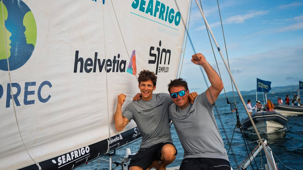 Visuel Transat Café L'Or 2025 : une victoire exceptionnelle pour Cédric Chateau et Guillaume Pirouelle