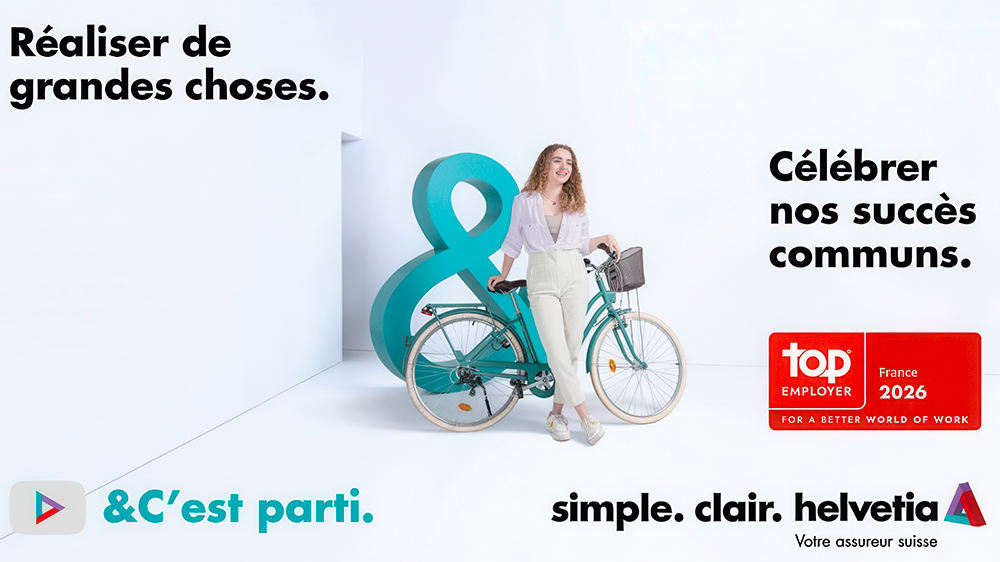 Visuel Helvetia France est certifiée Top Employer 2026. Et de 4 !