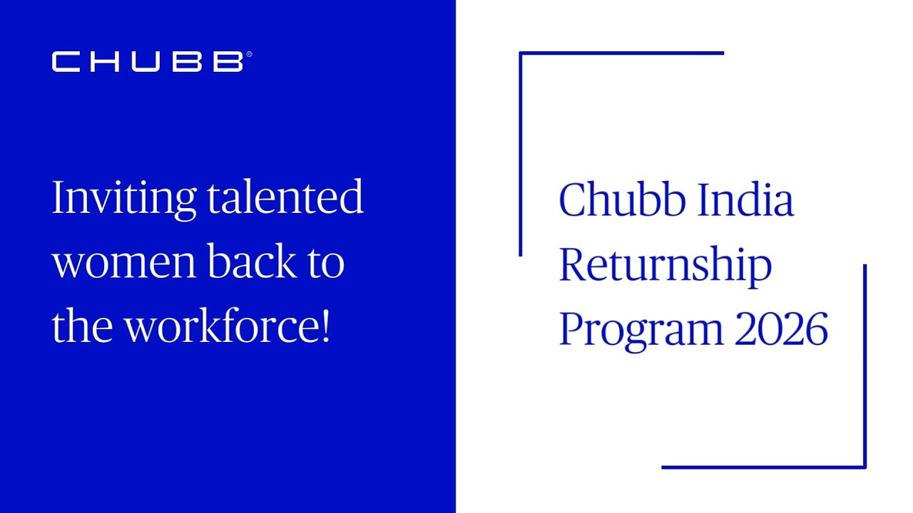 Visuel Chubb India - Returnship 2026