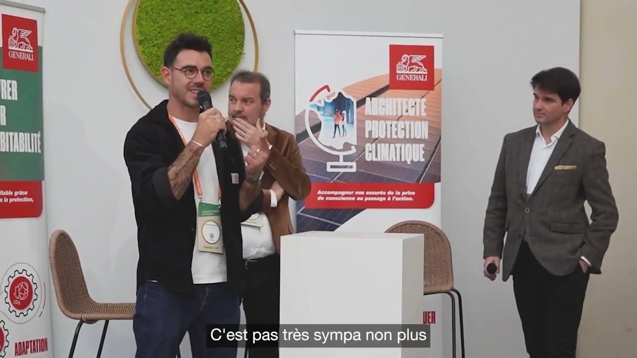 Visuel Innovation : accompagner autrement face aux risques climatiques | ChangeNOW 2026 | Generali