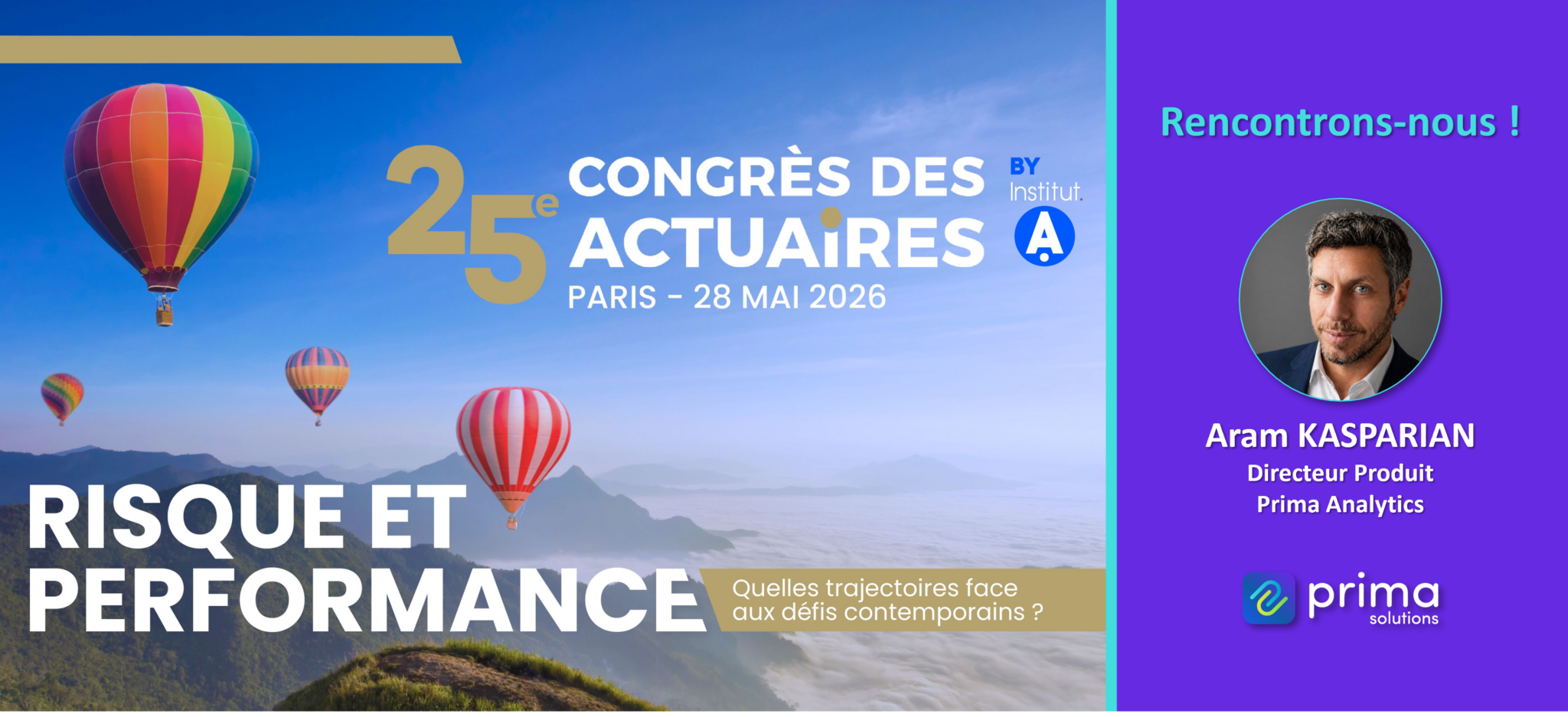 Prima Solutions au Congrès des Actuaires
